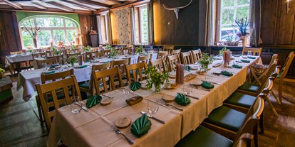 Winterhochzeit - Preisniveau: €€ - Beiersdorf - Im Saal ist platz für bis zu 55 Personen - Bergwirtschaft Bieleboh Restaurant & Hotel