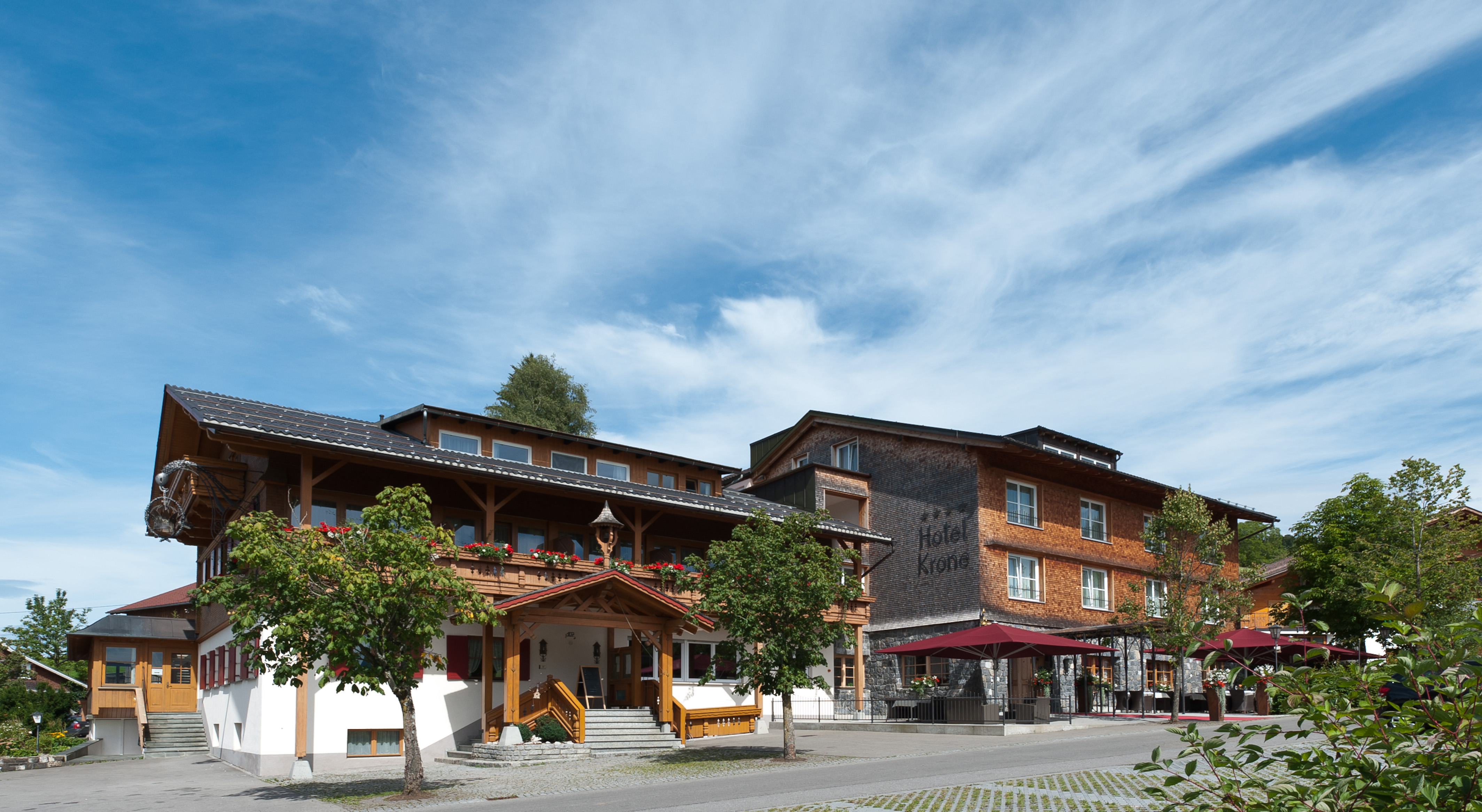 Hochzeitslocation - Aussensicht bis Mai 2016 - aktuell Zubau - Hotel Krone