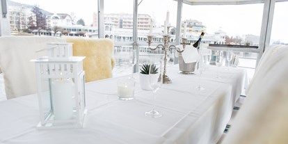 Winterhochzeit - Preisniveau: €€ - Graschitz - Hochzeit am Glasboot direkt am Wörthersee  - Werzer's Hotel Resort Pörtschach