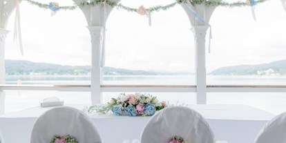 Winterhochzeit - Preisniveau: €€ - Kärnten - Balkon über den See für standesamtliche Trauung  - Werzer's Hotel Resort Pörtschach