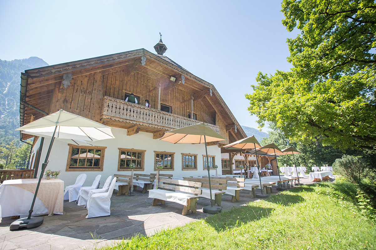 Hochzeitslocation - Heiraten im Laimer Urschlag in Strobl.
Foto © sandragehmair.com - Laimer-Urschlag