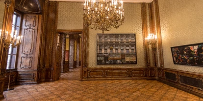 Winterhochzeit - Art der Location: Schloss - Obergänserndorf - Der Grüne Salon des Palais Schönborn-Batthyány in Wien. - Palais Schönborn-Batthyány