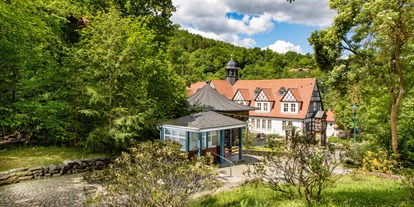 Winterhochzeit - Perfekte Jahreszeit: Frühlings-Hochzeit - Hummelshain - Blick in den Feengrottenpark - Saalfelder Feengrotten