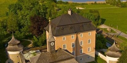 Winterhochzeit - Umgebung: am See - Krispl - Schloss Richtung See - Schloss Seeburg