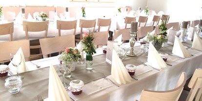 Winterhochzeit - Ötigheim - Der große Festsaal des Bischoff's Landrestaurant bietet Platz für 75 bis 120 Hochzeitsgäste. - Bischoff's Landrestaurant