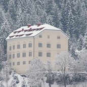 Hochzeitslocation - Schloss Greifenburg im Winterkleid. - Schloss Greifenburg