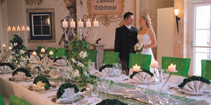 Winterhochzeit - Flachau - Hochzeit im Rittersaal bis 60 Pers. - Schlosshotel Lacknerhof****S Flachau