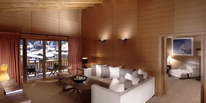Winterhochzeit - Umgebung: in den Bergen - St. Anton am Arlberg - Aurelio Suite Wohnzimmer - Hotel & Chalet Aurelio