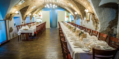 Winterhochzeit - Art der Location: Schloss - Oberösterreich - Feiern Sie Ihre Hochzeit im Gewölbekeller des Schloss Restaurant Hagenberg. - Schloss Restaurant Hagenberg