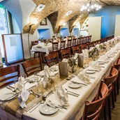 Hochzeitslocation - Feiern Sie Ihre Hochzeit im Gewölbekeller des Schloss Restaurant Hagenberg. - Schloss Restaurant Hagenberg