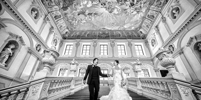 Winterhochzeit - Geeignet für: Hochzeit - Kirchsteig (Kasten bei Böheimkirchen) - Heiraten im Stift Göttweig in Niederösterreich.
Foto © fotorega.com - Benediktinerstift Göttweig