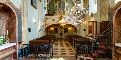 Winterhochzeit - Personenanzahl - Siebenhaus - In der Schlosskapelle können kirchliche Trauungen abgehalten werden. - Schloss Esterházy