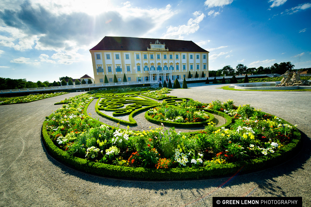 Hochzeitslocation - Das Schloss Hof in Niederösterreich.
Foto © greenlemon.at - Schloss Hof