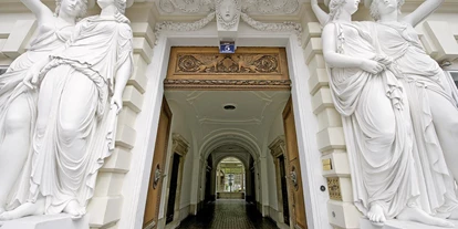 Winterhochzeit - Art der Location: Eventlocation - Harmannsdorf (Harmannsdorf) - Eingang zum Palais Pallavicini gegenüber der Nationalbibliothek. - Palais Pallavicini