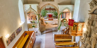 Winterhochzeit - Art der Location: Schloss - Kapelle Burg Guttenberg heiraten - Heiraten auf Burg Guttenberg
