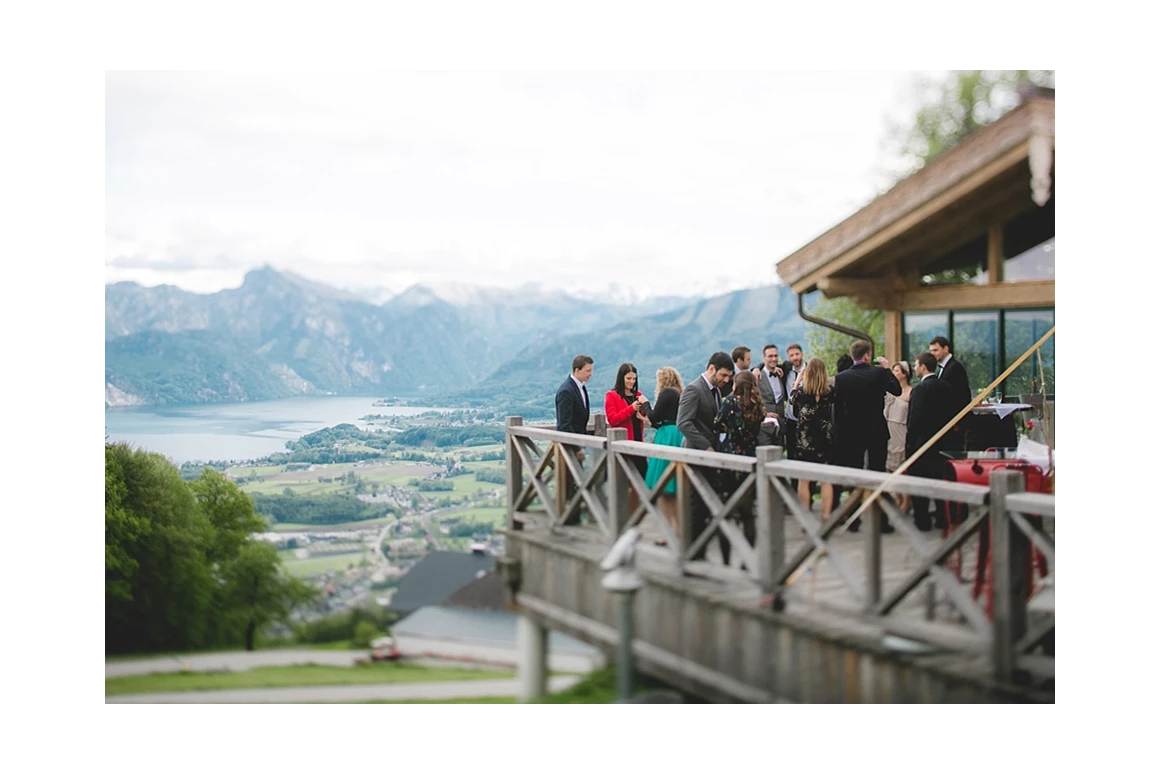 Hochzeitslocation: Die Panorama-Terrasse - zum Luftholen und zum Feiern... - Gmundnerberghaus