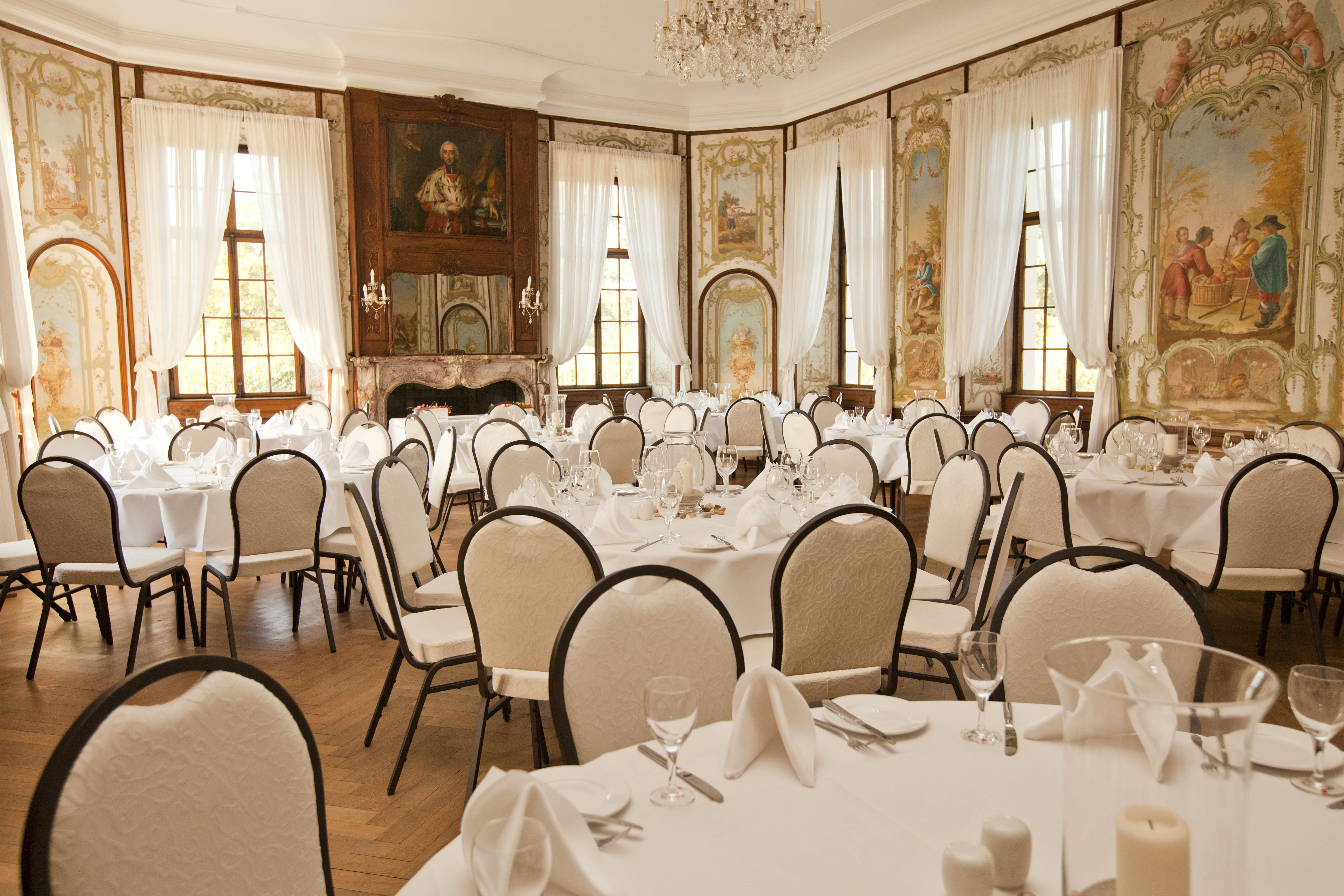 Winterhochzeit - Hürth (Rhein-Erft-Kreis) - Gartensaal - großer Festsaal - Golf-Club Schloss Miel