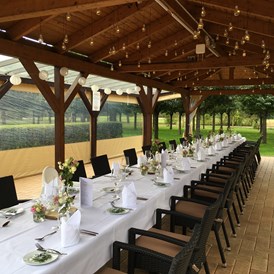 Hochzeitslocation: Gartenpavillon - Golf-Club Schloss Miel