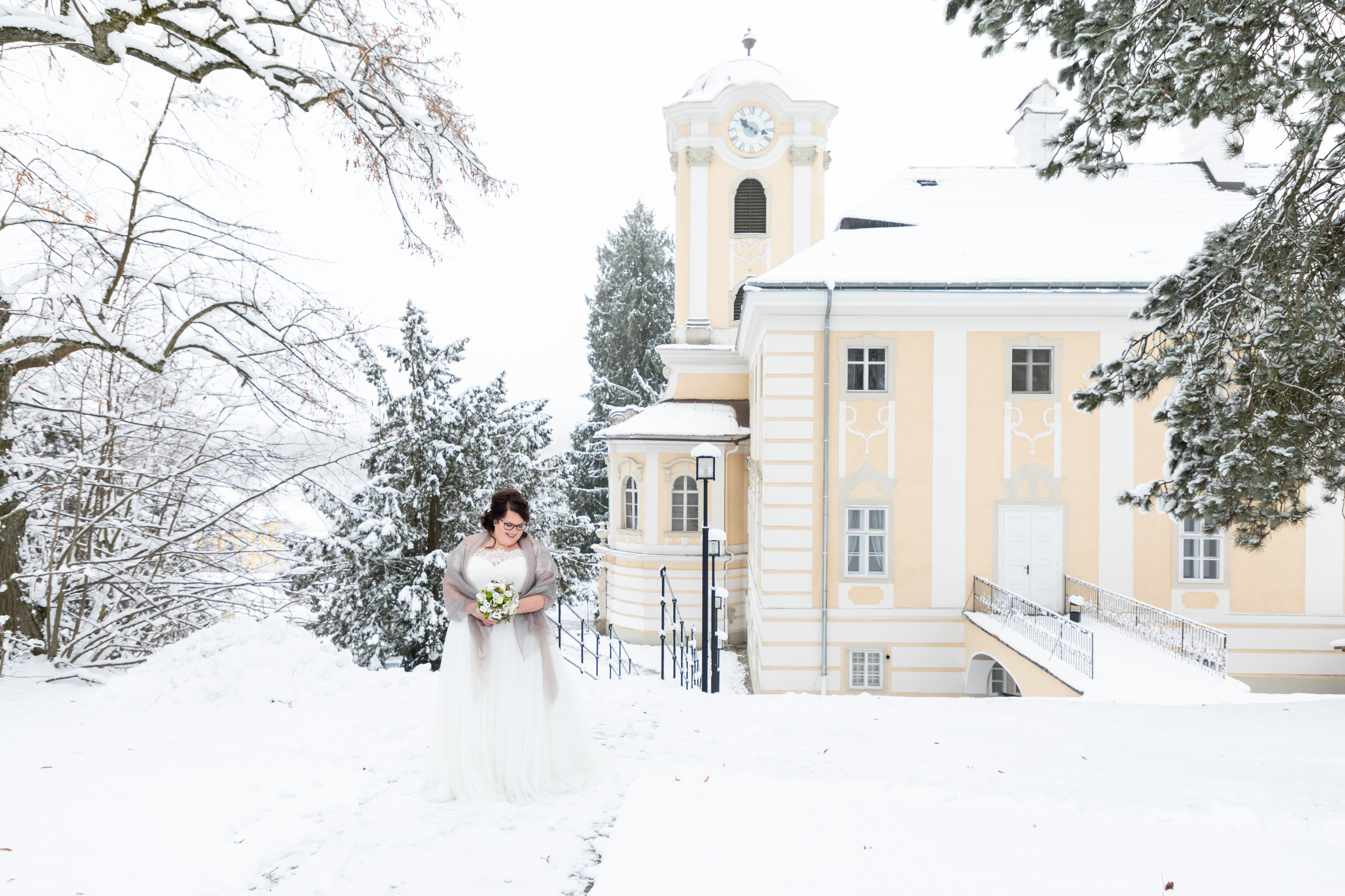 Winterhochzeit - nächstes Hotel - Schlosshotel Rosenau