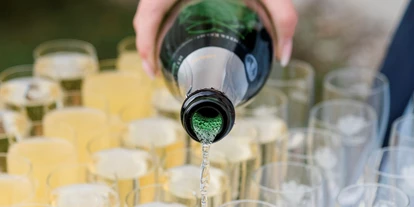 Winterhochzeit - Ottenschlag (Ottenschlag) - Sektempfang  - Schlosshotel Rosenau