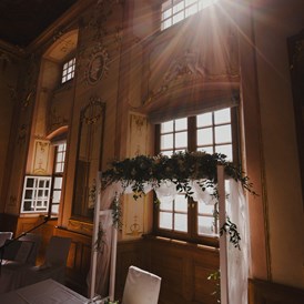 Hochzeitslocation: Der Spiegelsaal für eine standesamtliche Trauung auf Neues Schloss Meersburg. - Neues Schloss Meersburg