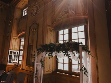 Hochzeitslocation: Der Spiegelsaal für eine standesamtliche Trauung auf Neues Schloss Meersburg. - Neues Schloss Meersburg