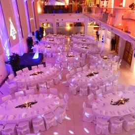 Hochzeitslocation: Galabestuhlung im Festsaal - Novomatic Forum