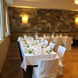 Hochzeitslocation: Kleiner Saal - gedeckt für ca 20 Personen - Donauhof Zwentendorf