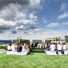 Hochzeitslocation: Trauungs Set up im Pavillon - Hannersberg - der Hochzeitsberg