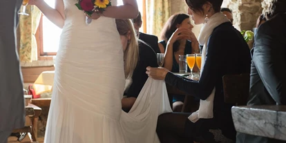 Winterhochzeit - Karlstetten - Heiraten auf der Burgruine Aggstein in 3642 Aggsbach Dorf. - Burgruine Aggstein