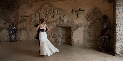 Winterhochzeit - Karlstetten - Hochzeitstanz im Festsaal. - Burgruine Aggstein