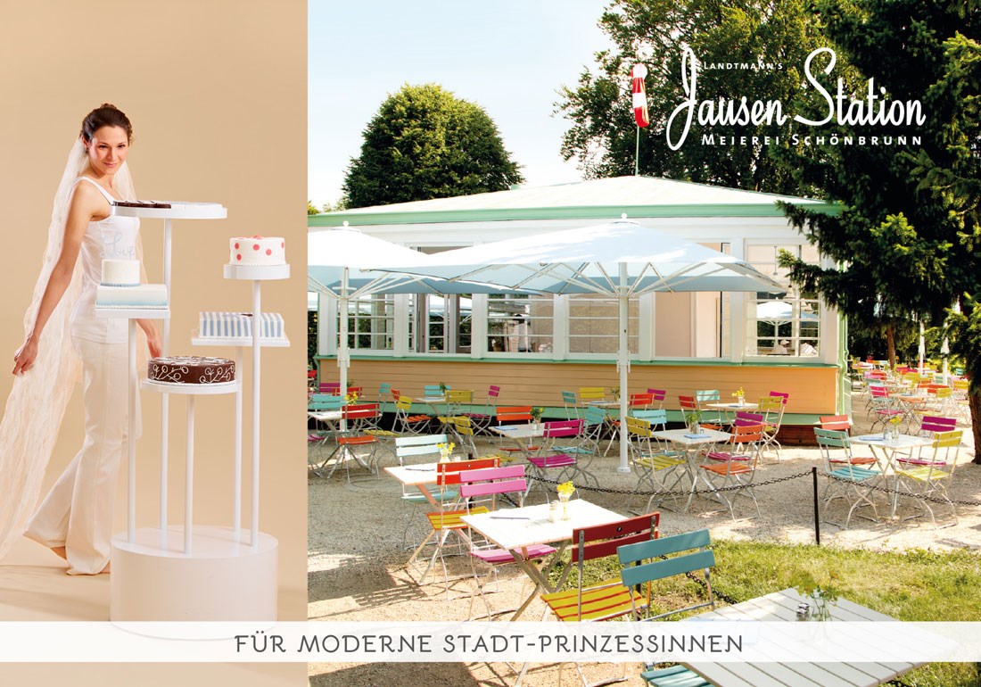Hochzeitslocation: Moderne Stadtprinzessin in Landtmann's Jausen Station - Landtmann's Jausen Station