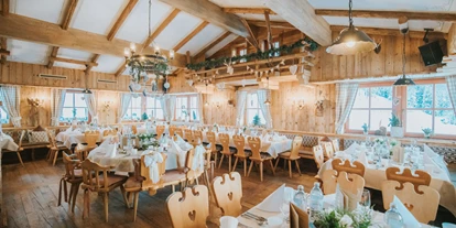 Winterhochzeit - Geeignet für: Hochzeit - Die Rufana Alp in Vorarlberg bei einer Winterhochzeit. - Rufana Alp