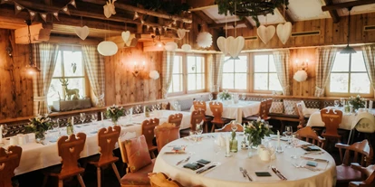 Winterhochzeit - Geeignet für: Hochzeit - Der Festssaal für eure Winterhochzeit auf der Rufana Alp. - Rufana Alp