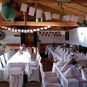 Hochzeitslocation - Ihre Hochzeit im Almstadl über den Dächner von Innsbruck - Arzler Alm