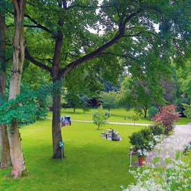 Hochzeitslocation: Blick in den Park - Landhaus Danielshof