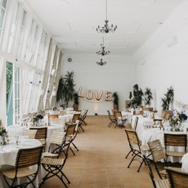 Hochzeitslocation: Orangerie Europahaus für bis zu 120 Gäste. - Orangerie Europahaus Wien