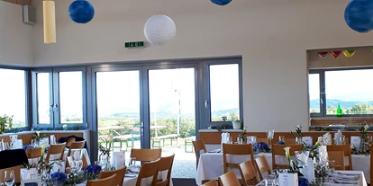 Winterhochzeit - Karlstetten - Hochzeitstafel in Blau! - WEINGUT & WEINBLICK Grafinger