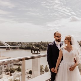 Hochzeitslocation: Ausblick von der Präsidentensuite - Sheraton Bratislava