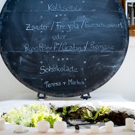 Hochzeitslocation: Kulinarik im Gut Purbach.
Foto (c) belleandsass.com - Gut Purbach