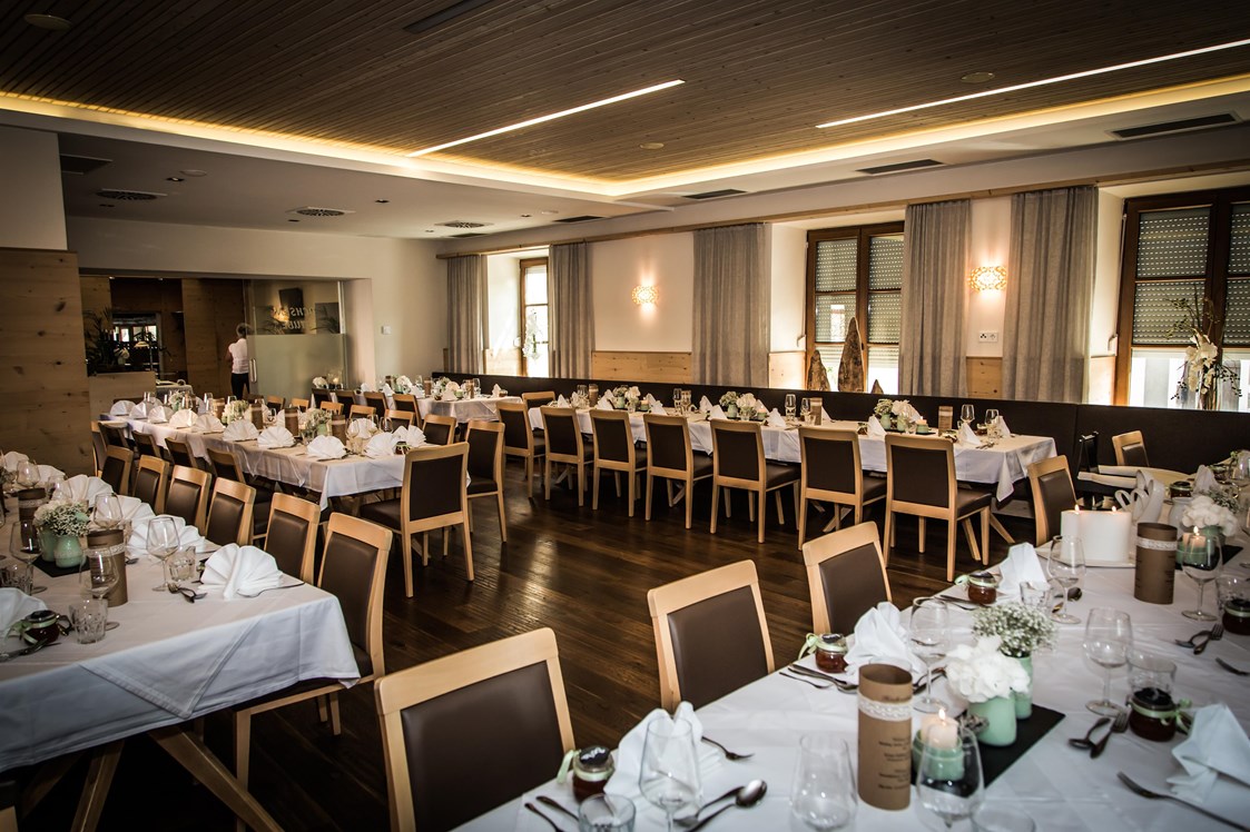 Hochzeitslocation: Die Ochsenstube des Ochsenwirt in Neumarkt im Mühlkreis bietet Platz für 60 Hochzeitsgäste. - Ochsenwirt