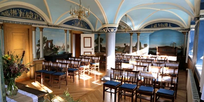 Winterhochzeit - Art der Location: Schloss - Blaue Kapelle mit historischen Wandmalereien;
auch Standesamt - Wasserburg Turow