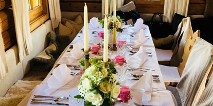 Winterhochzeit - Tirol - Deko innen - Stöttlalm