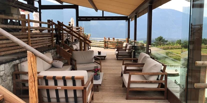 Winterhochzeit - Tirol - Wind- und wetterfeste Terrasse
(C) Reinhard Pühringer - Stöttlalm