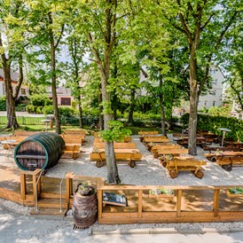 Hochzeitslocation: Biergarten bis 150 Personen - Brauerei Zwönitz
