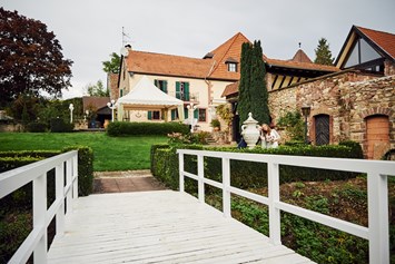 Hochzeitslocation: Die Haldmühle in Bissersheim bietet Platz für bis zu 2000 Hochzeitsgäste. - Haldmühle Bissersheim