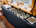 Hochzeitslocation: Selbstverständlich bietet die MS Charleston dem Brautpaar und seinen Gästen erstklassigen kulinarischen Service. - Bunte Flotte - MS Charleston