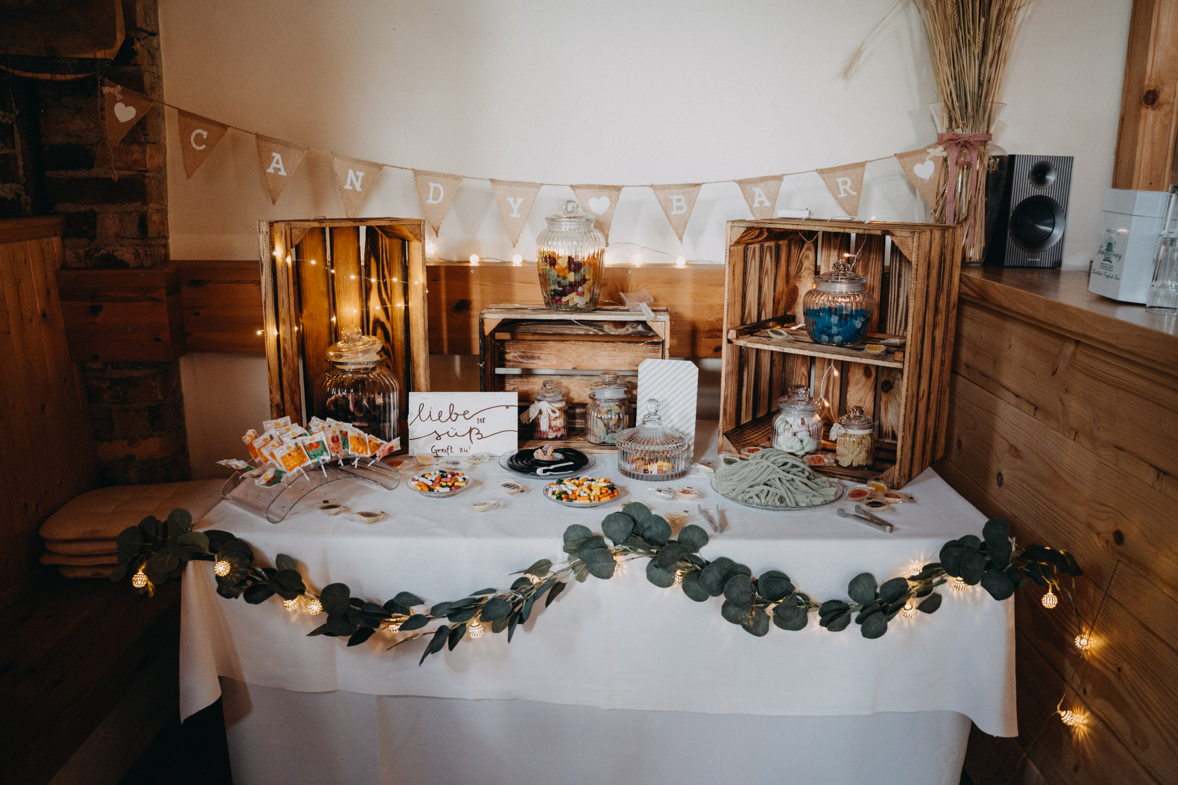 Hochzeitslocation: Die Candybar im Landhaus Alte Schmiede. - Landhaus Alte Schmiede