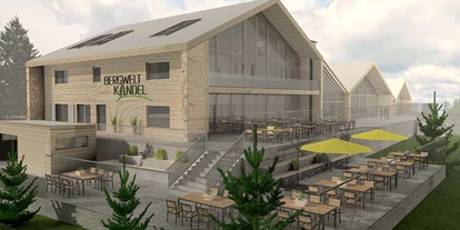 Winterhochzeit - nächstes Hotel - Visualisierung der Außenansicht der neuen Bergwelt Kandel. - Bergwelt Kandel