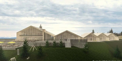 Winterhochzeit - nächstes Hotel - Außenansicht der Hochzeits- und Eventlocation Bergwelt Kandel - Bergwelt Kandel